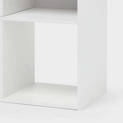 11" 4 Cube Book Shelf White - Brightroom (LOCAL PICKUP ONLY)
