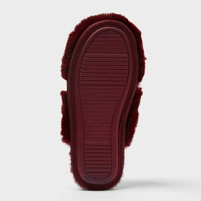 Women's Arbor Plush Scuff Slippers - Auden Red M