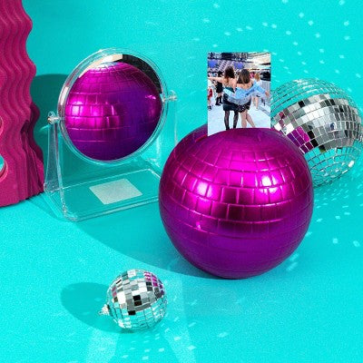 Your Decor Disco Ball Photo Holder Decor