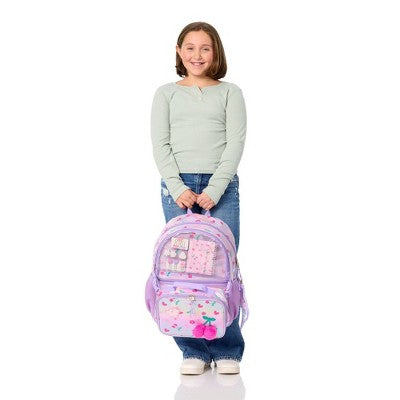Locker Club Stationery 17" Backpack Set - Cherry