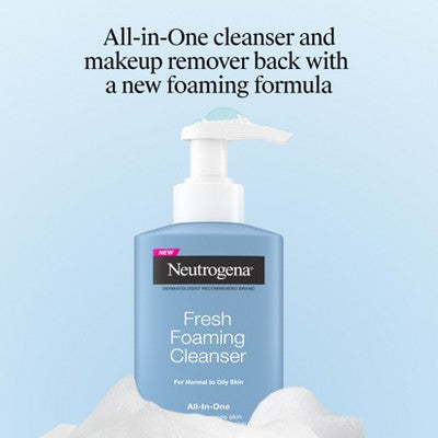 Neutrogena Fresh Foaming All-in-One Cleanser - 8.5 fl oz