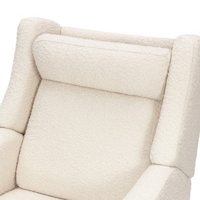 Babyletto Kiwi Deluxe Power Recliner and Swivel Glider with Heat and Massage - Performance Ivory Boucle (LOCAL PICKUP ONLY)