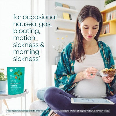 UpSpring Stomach Settle Nausea Relief Naturally Sweet Drops - Mint - 28 Drops