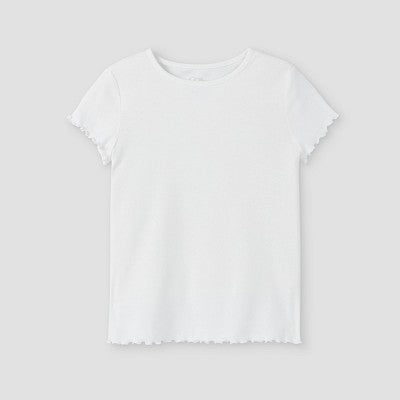 Girls' Short Sleeve T-Shirt - art class off-White XL