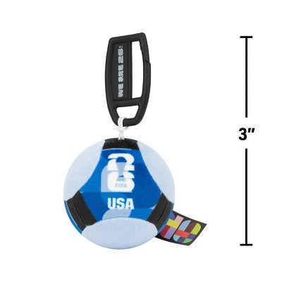 FIFA 3" United States Plush Soccer Ball Keychain