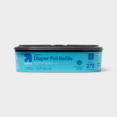 Diaper Pail Square Refill Disposal Bags - 3pk - up&up