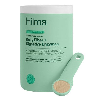 Hilma Daily Fiber + Digestive Enzymes Powder - 7.94oz