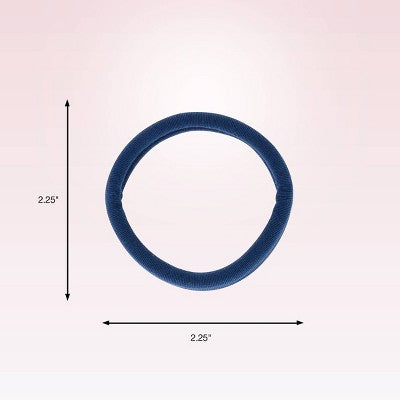 scunci No Damage Super Comfy Hosiery Elastic Hair Tie Ponytailers - Assorted Colors - All Hair - 12pcs