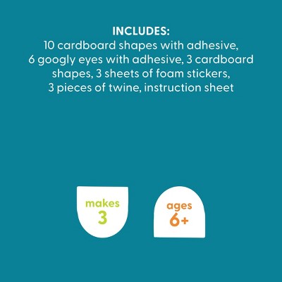 3ct Summer Craft Foam Fish Friends Game Activity Kit - Mondo Llama