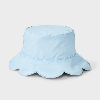 Toddler Girls' Floral Scallop Reversible Bucket Hat - Cat & Jack 2T-5T
