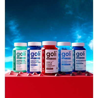 Goli Nutrition Ashwagandha Sugar Free Dietary Supplement Vegan Gummies - 60ct