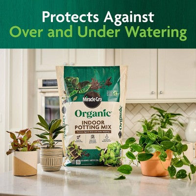 Miracle-Gro 8qt Organic Indoor Potting Mix