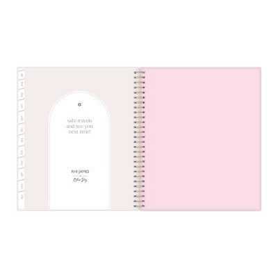 Rhi James for Blue Sky 24 Month Planner Wirebound 8"x10" Clear Multi Cover - Dot