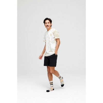 STANCE x WADE Men's Floral Print Crew Socks - Blue 6-12