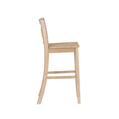 Linon Torino Wash X Back Counter Height Barstool Gray (LOCAL PICKUP ONLY)