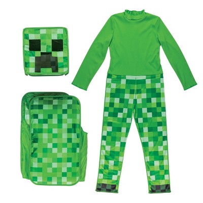 Minecraft Creeper Kids' Classic Costume Suit Green L (10-12) (LOCAL PICKUP ONLY)