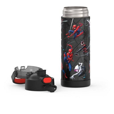 Thermos 16oz Stainless Steel FUNtainer Water Bottle with Bail Handle - Black