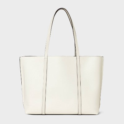 Triple Compartment Work Tote Handbag - A New Day White (LOCAL PICKUP ONLY)