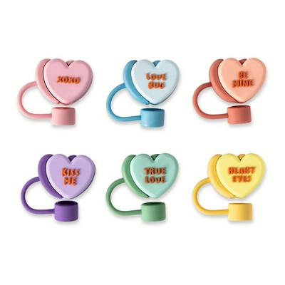 Manna Set of 6 "I'm Taken" Straw Toppers