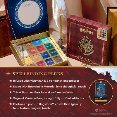 Profusion Cosmetics Harry Potter Holiday | Hogwarts™ 16 Shade Palette - 0.73 oz.