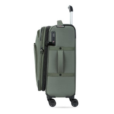 SWISSGEAR Zurich Softside Carry On Spinner Suitcase - Green (LOCAL PICKUP ONLY)