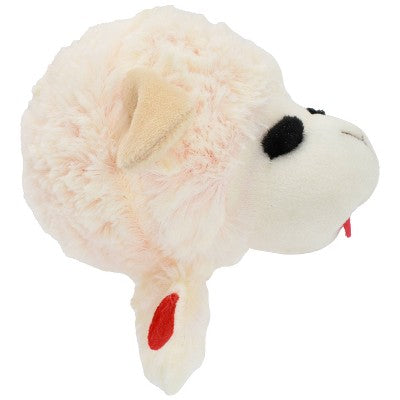 Multipet 5" Lamb Chop Knobby Noggins Dog Interactive Plush Toy