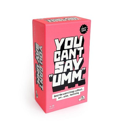 Big Potato You Can't Say Ummm Board Game: Educational Party Game for 4+ Players, Includes Cards & Instructions