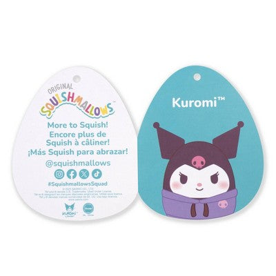 Hello Kitty 8" Squishmallows Dabodabo Hoodie Kuromi Mass Little Plush