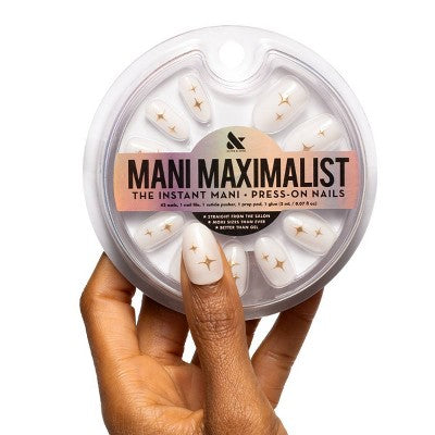 Olive & June Press-On Fake Nails - Maximalist - Puffy Sparkle - 42ct