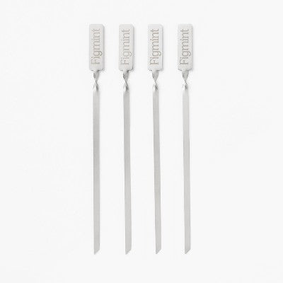 4pk Metal Grill Skewers - Figmint