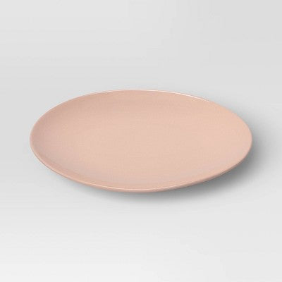 10.5" New Modern Coupe Dinner Plate Rose - Threshold