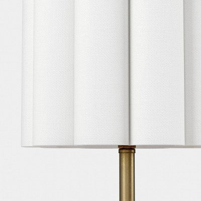 Mini Faux Wood Lamp Medium Brown - Room Essentials