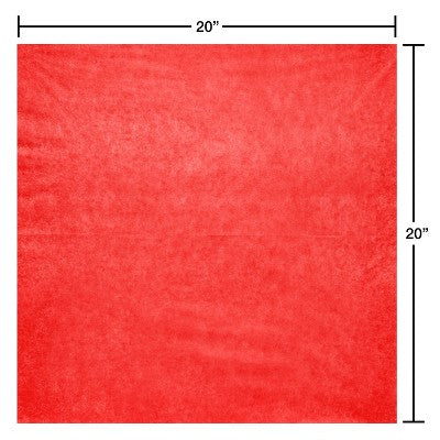 40ct 20"x20" Bulk Christmas Tissue Paper Red