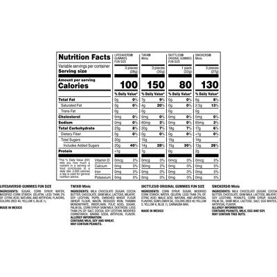 Mars - Snickers, Skittles, Twix & Life Savers Gummies Halloween Candy - 15.47oz/40ct
