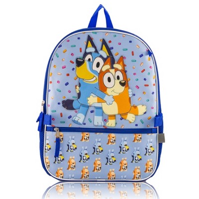 Bluey 2L 16'' 5pc Kids' Lunch Set with Backpack - Blue