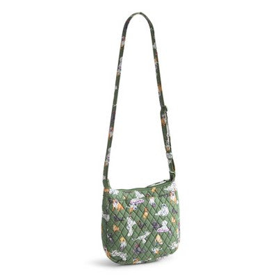 Vera Bradley Women's Outlet Cotton Trio Zip Hipster Crossbody Bag Dog Park