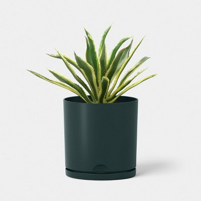 Recycled Resin Indoor Outdoor Planter 12" Green - Room Essentials