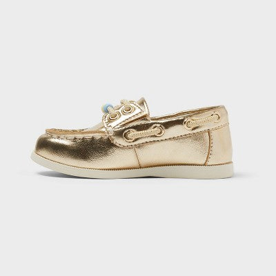Toddler Hampton Boat Shoes - Cat & Jack Gold 11T
