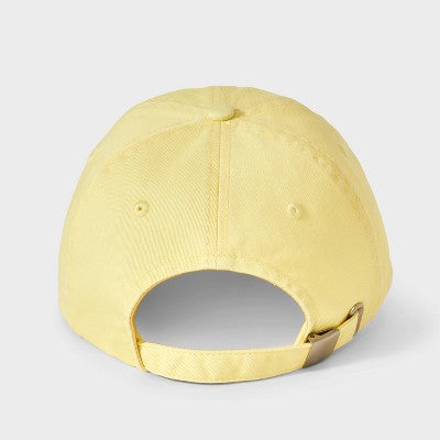 Washed Baseball Hat - JoyLab Yellow