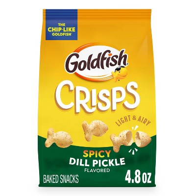Goldfish Spicy Dill Pickle Crisps - 4.8oz