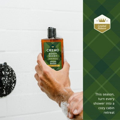 Cremo Body Wash - Spiced Woods - 16 fl oz