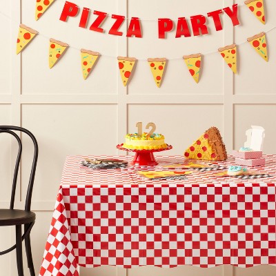 Red Checkered Print Table Cover - Spritz