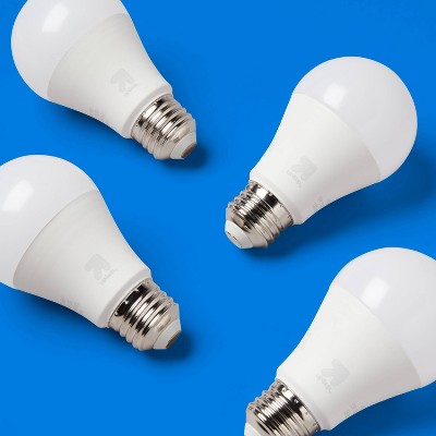 4pk 100W Plastic T20 Lightbulb Cool White - up&up
