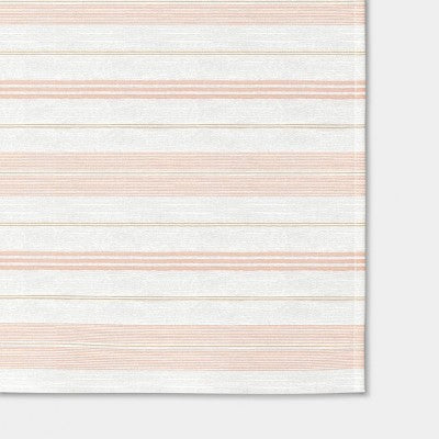 104"x60" Warm Striped Tablecloth - Threshold