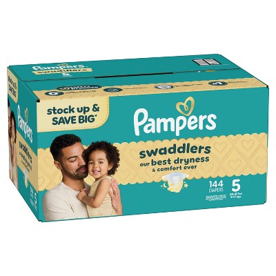 Pampers Swaddlers Sensitive Disposable Diapers - Size 5 - 144ct