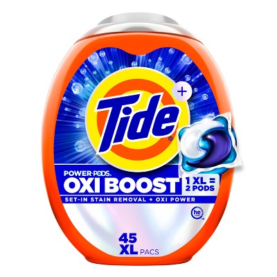 Tide Oxi Boost Power Pods Laundry Detergent - 45ct