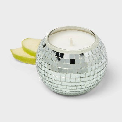 Disco Ball Jade Waters Flame Candle 4.8oz - Room Essentials