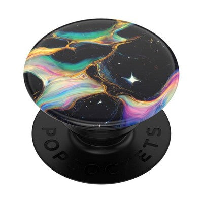 PopSockets PopGrip Cell Phone Moon & Sky Grip & Stand - Electric Oil Slick