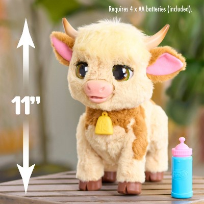 FurReal Friends Maggie the Feed & Follow Cow Stuffed Animal