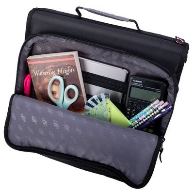 Case-it 2" Laptop Zipper Binder Black